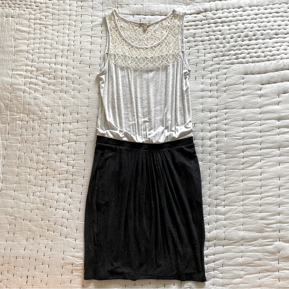 Anthropologie Bordeaux Lace Dress Size S